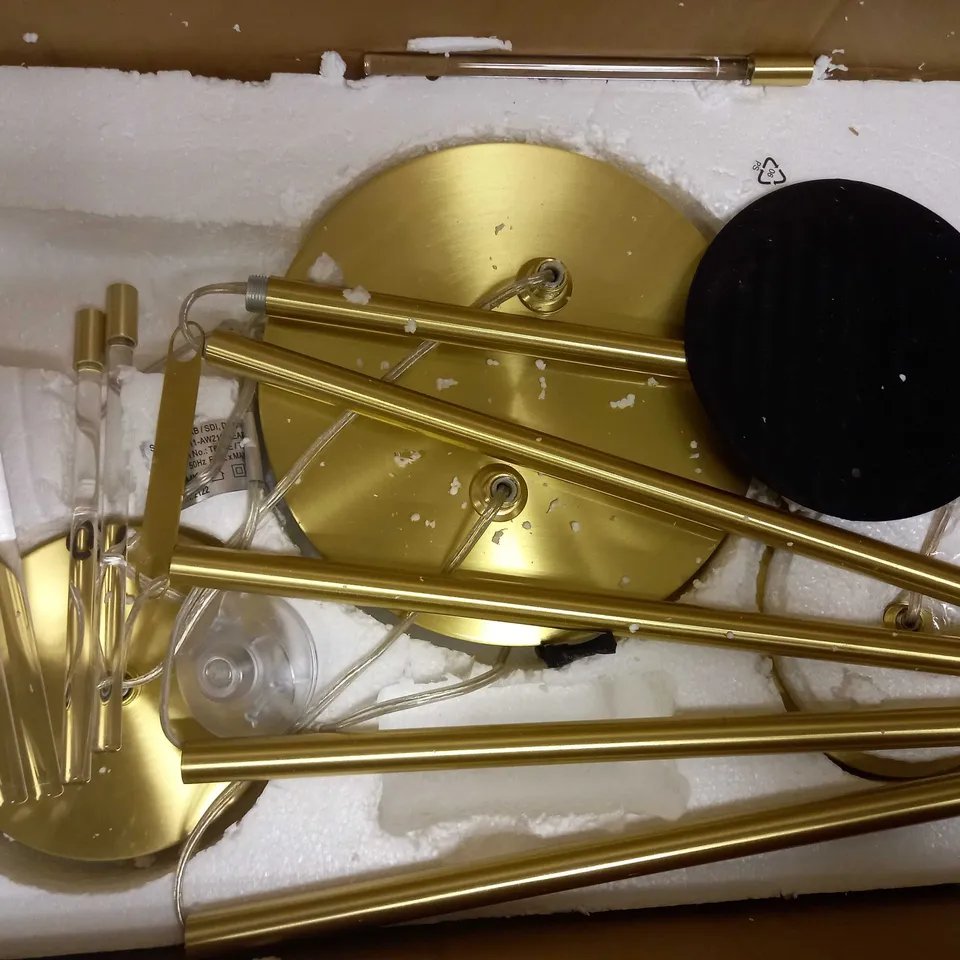 MICHELLE KEEGAN GLASS ROD FLOOR LAMP RRP £170