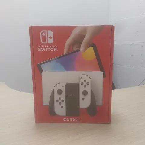 BOXED NINTENDO SWITCH OLED 64GB - WHITE