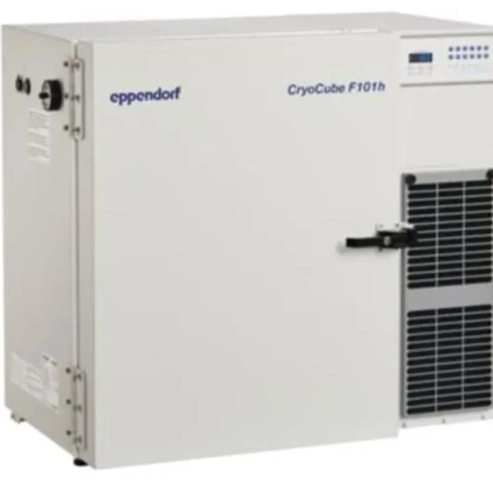 BRAND NEW BOXED EPPENDORF CRYOCUBE F101H ULTRA LOW TEMPERATURE FREEZER WITH LN2 BACK UP