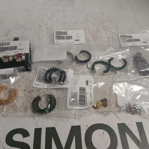 APPROXIMATELY 18 ITEMS OF ASSORTED BUTLER AND WILSON JEWELLERY TO INCLUDE; ART DECO EARRINGS, HOOP EARRINGS, FIERCE DRAGON EARRINGS AND FLOWER EARRINGS