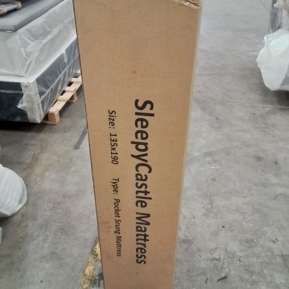 QUALITY BOXED BAGGED AND ROLLED SLEEPYCASTLE//DOUBLE// POCKET SPRUNG MATTRESS 
