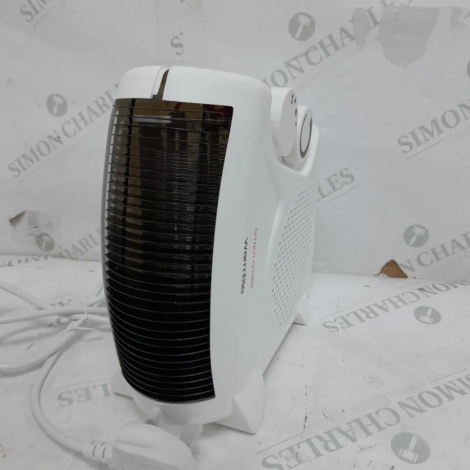 BOXED WARMLITE 2KW FAN HEATER IN WHITE