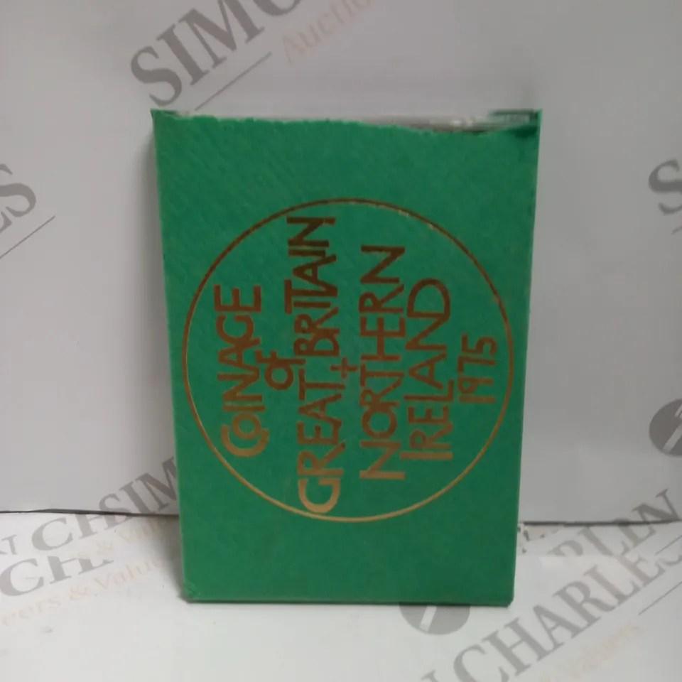 BOXED COINAGE OF GREAT BRITAIN & NORTHERN IRELAND 1975 COIN SET 