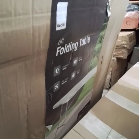 BOXED KEPLIN 6FT FOLDING TABLE 