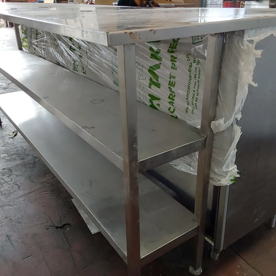 VIZU STAINLESS STEEL COMMERCIAL KITCHEN PREP STATION 