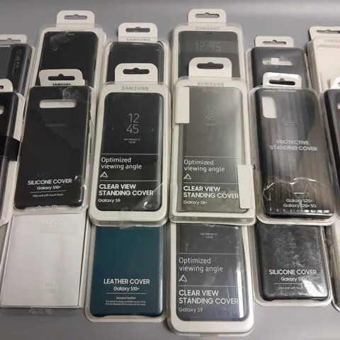 LOT OF APPROXIMATELY 35 ASSORTED SAMSUNG PHONE CASES