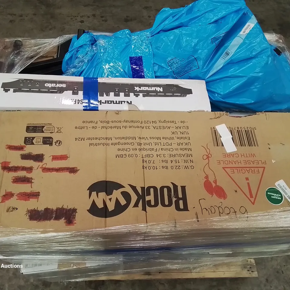 PALLET OF APPROXIMATELY 18 UNPROCESSED RAW RETURN HOUSEHOLD AND ELECTRICAL GOODS TO INCLUDE;