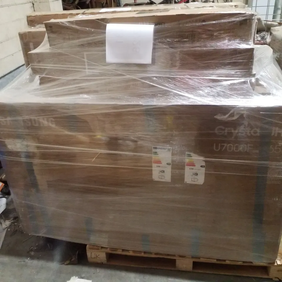 PALLET CONTAINING APPROXIMATELY 10 DAMAGED TVS