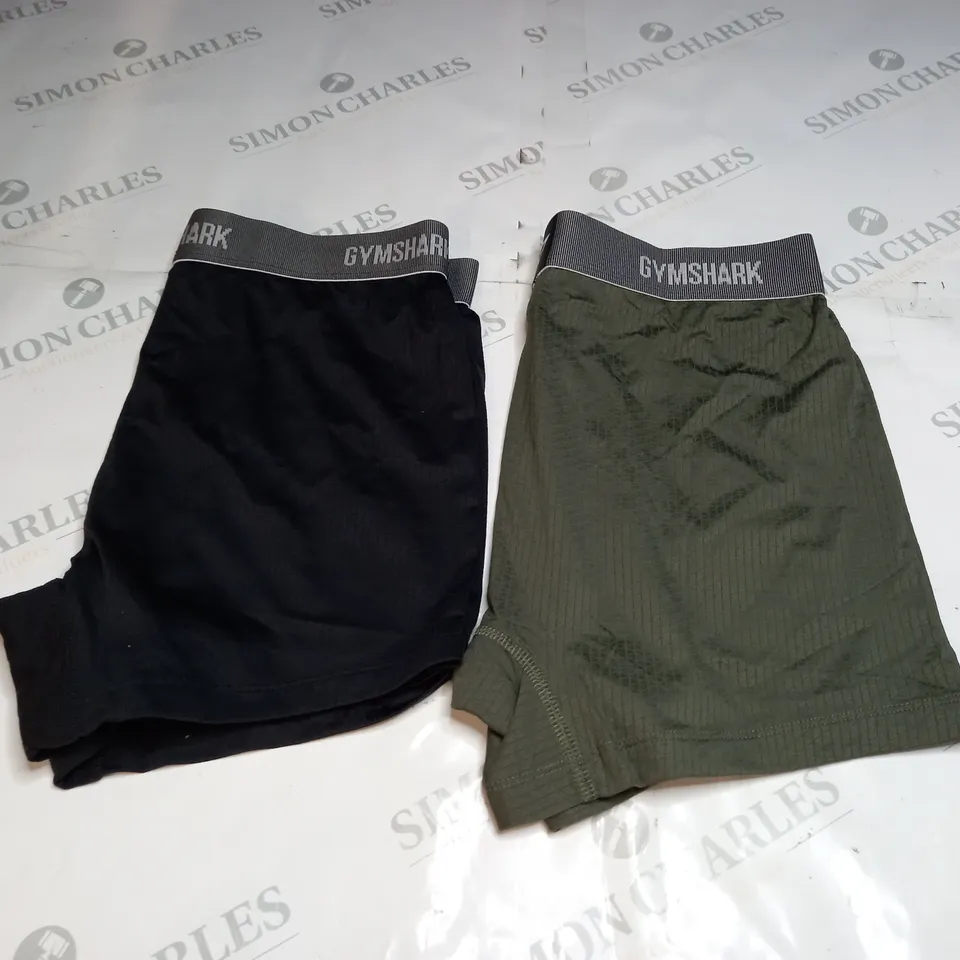 SET OF 2 GYMSHARK BOXER SHORTS SIZE M