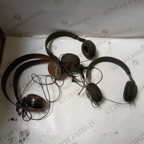 LOT OF 3 ASSORTED HOUSE OF MARLEY WIRED HEADPHONES