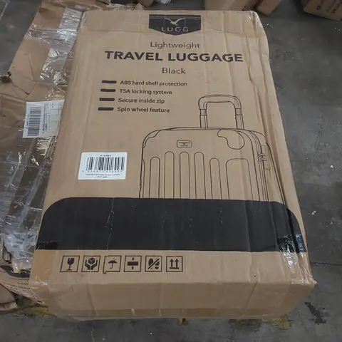 BOXED LUGG LIGHTWEIGHT TRAVEL SUITCASE 