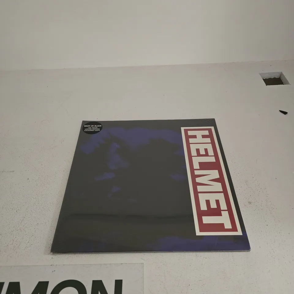 HELMET BACK ON BLACK 180 GRAM LIMITED EDITION COLOURED VINYL SEALED