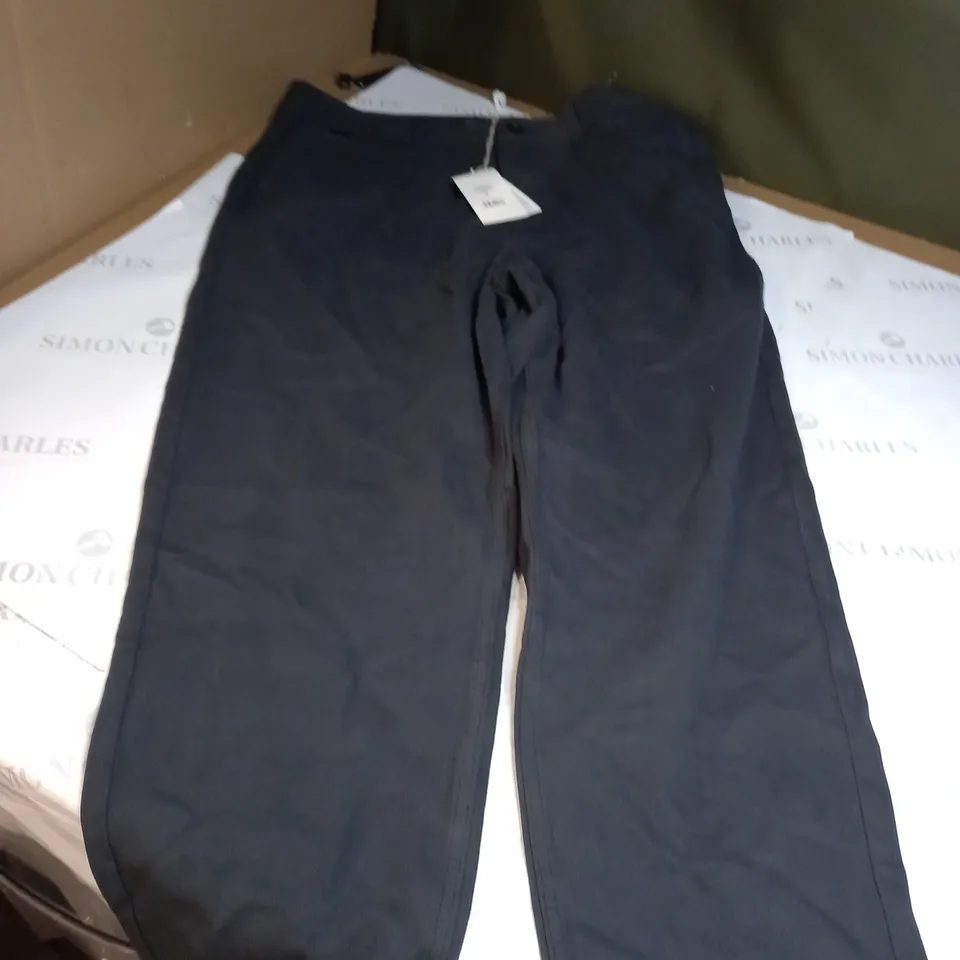 TOAST BLACK TAPERED TROUSERS SIZE 36