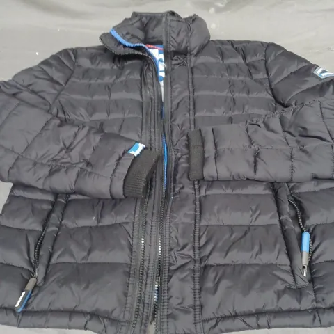 THE ORIGINAL SUPERDRY PADDED JACKET, BLACK - UK SIZE L