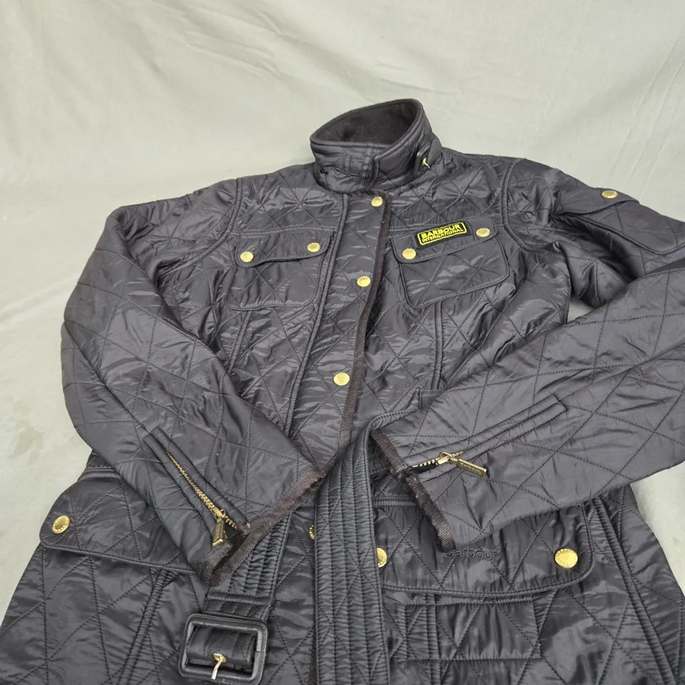 BARBOUR INTERNATIONAL QUILTED COAT SIZE 10