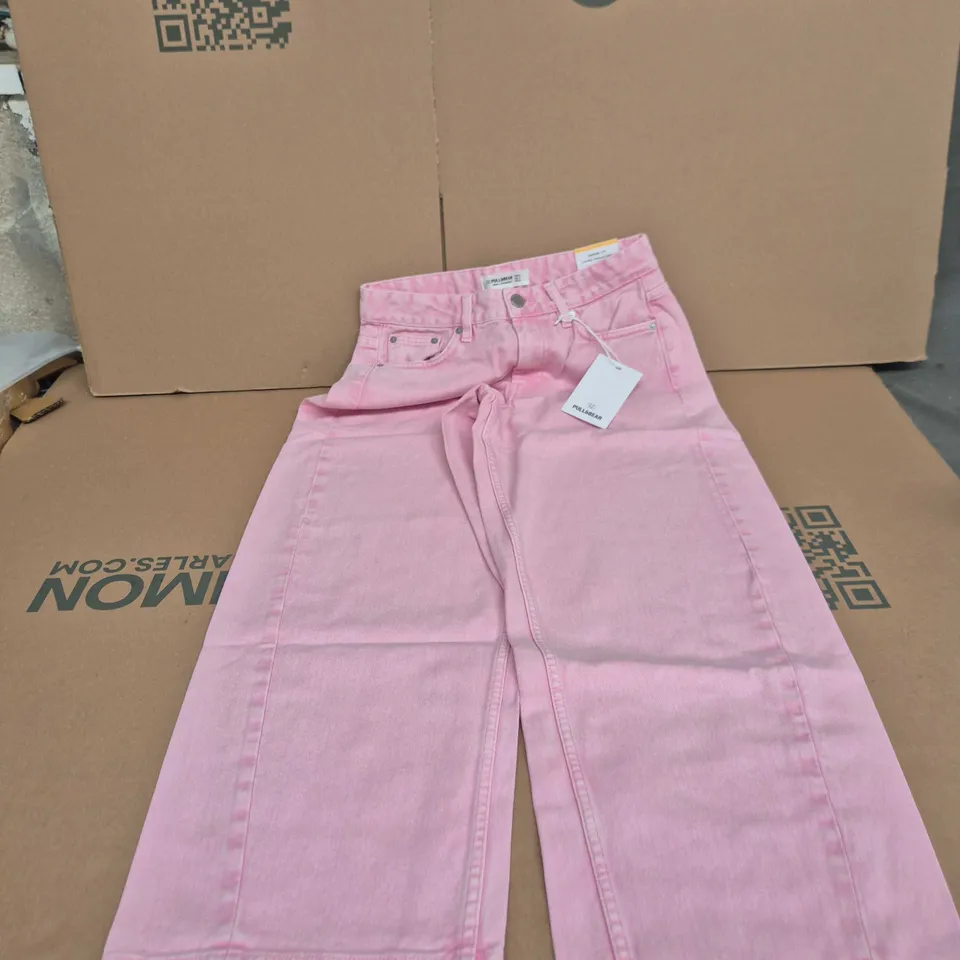 PULL&BEAR PINK DENIM JEANS – UK 6 (EU 34, US 2)