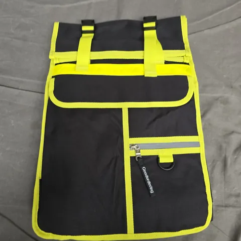 Goodordering Neon Rolltop Backpack – Black (GO-NEON-RTB-BLK)