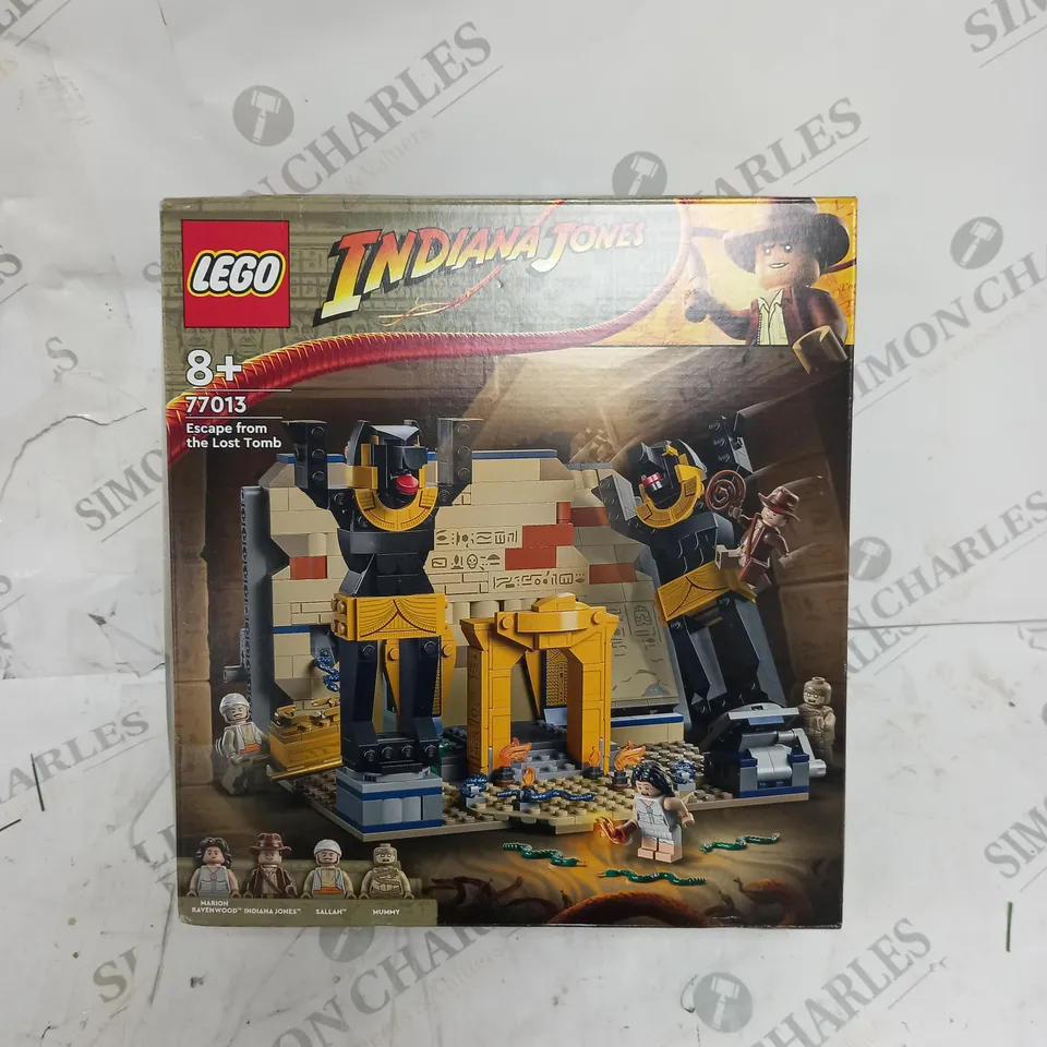 BOXED LEGO INDIANA JONES ESCAPE FROM THE LOST TOMB 77013