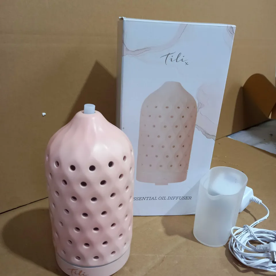 TILI CERAMIC ESSENTIAL OIL DIFFUSER PINK