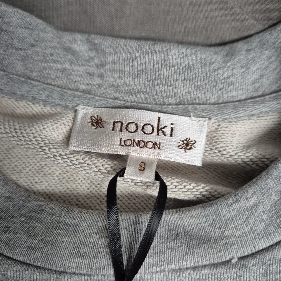 NOOKI LONDON BARTLEY SWEATER – GREY, SIZE S