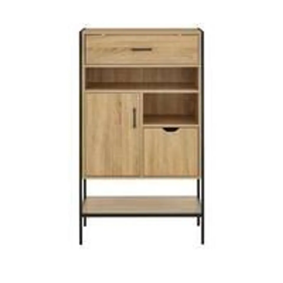 BOXED TELFORD STORAGE DESK BLACK (1 BOX) RRP £199