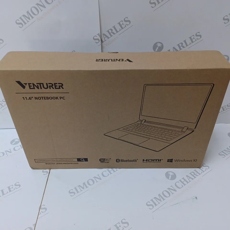 BRAND NEW BOXED VENTURER EUROPA 11 PLUS 11.6" NOTEBOOK PC - MATT BLACK 