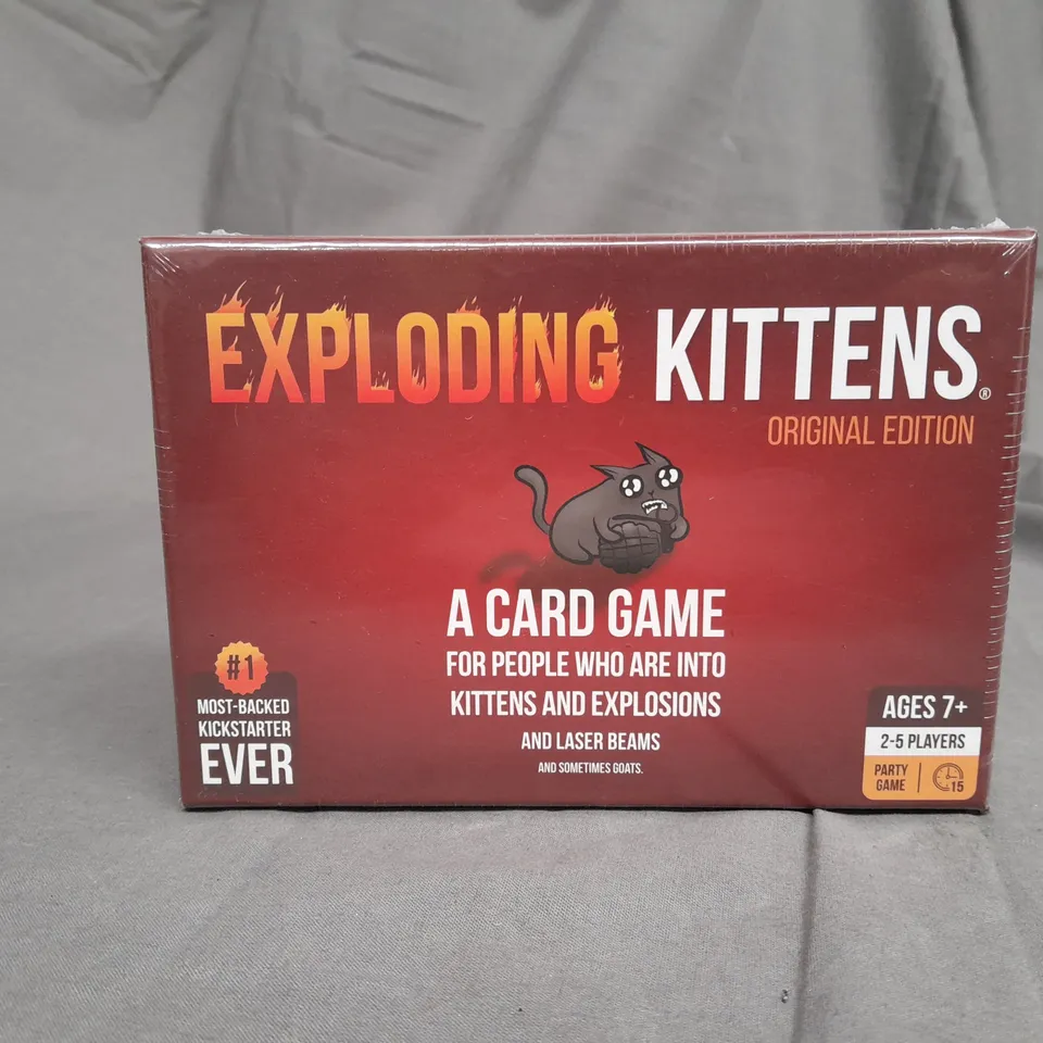 SEALED EXPLODING CAT ORIGINAL EDITION CARD GAME - AGES 7+