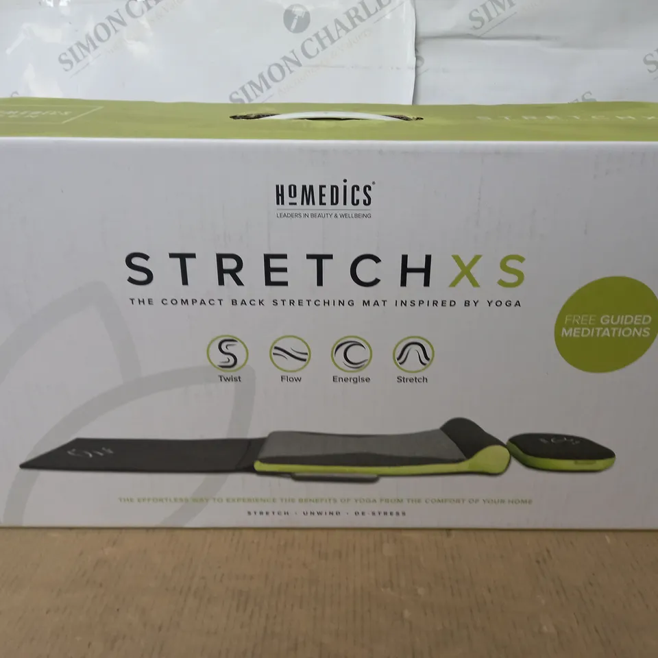LOT OF 3 BOXED AS NEW HOMEDICS ZEN STRETCH XS BACK STRETCHING MATS