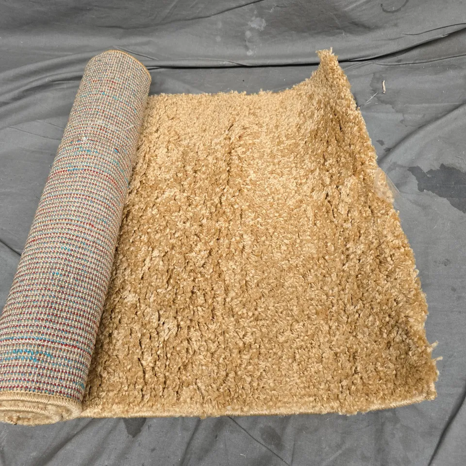 MARKHOR DREAM SHAGGY BEIGE RUG - 60 X 110CM