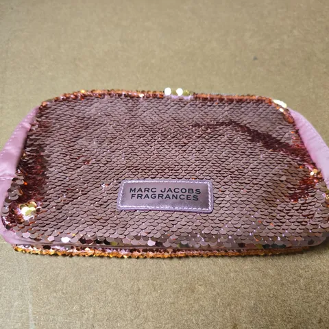 MARC JACOBS FRAGRANCES SEQUIN COSMETIC POUCH – PINK
