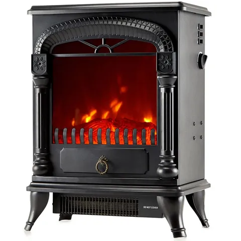 BOXED NETTA ELECTRIC FIREPLACE STOVE HEATER - 2000W