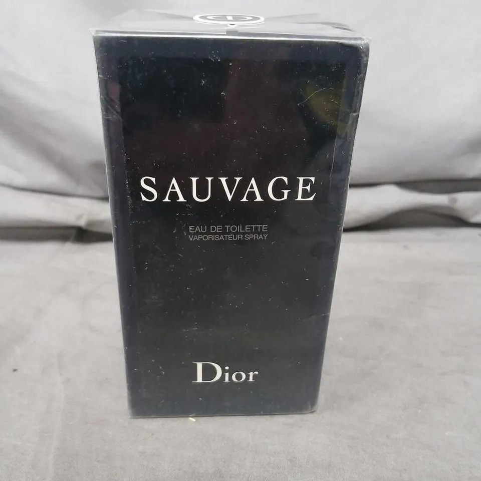 BOXED AND SEALED DIOR SAUVAGE EAU DE TOILETTE SPRAY 100ML 
