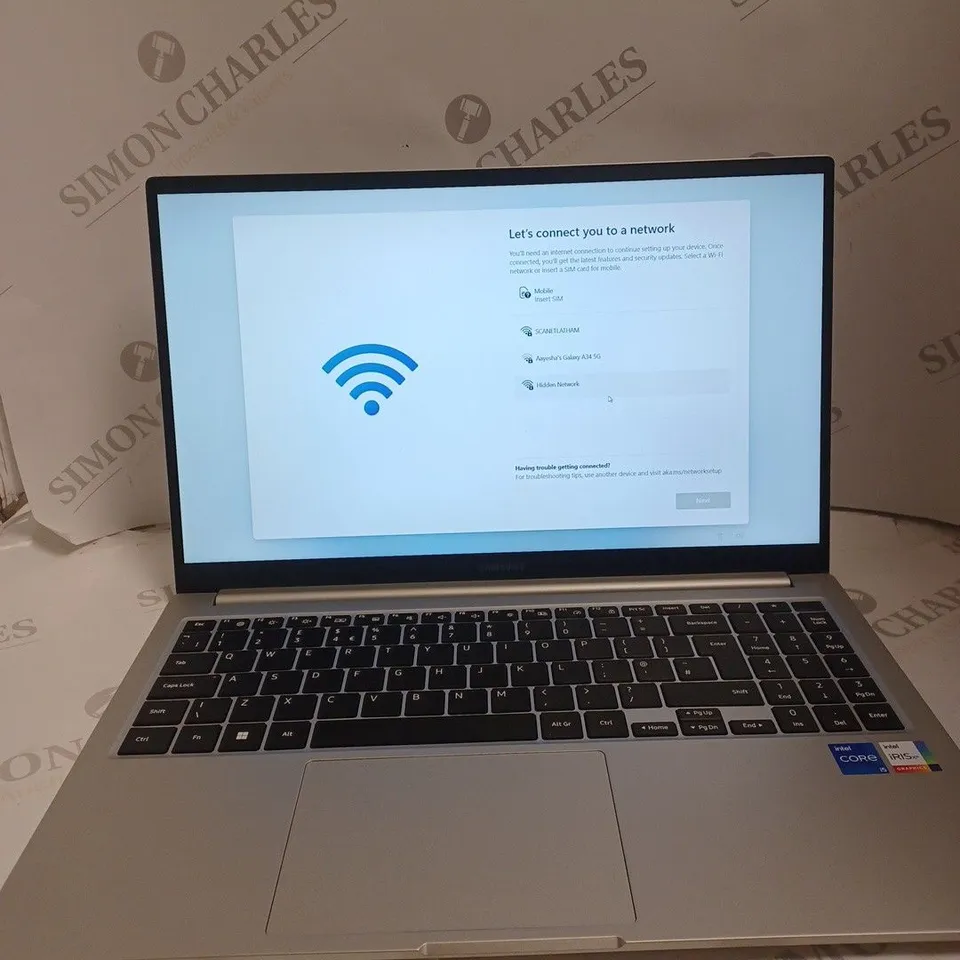 BOXED SAMSUNG GALAXY BOOK LTE (15.6”, I5, 8GB)