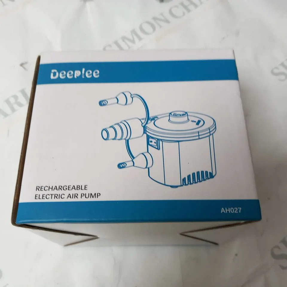 BOXED DEEPLEE RECHARGEABLE ELECTRIC AIR PUMP