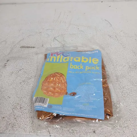 SET OF APPROXIMATELY 18 MAXIM PVC INFLATABLE BACK PACK GOLD