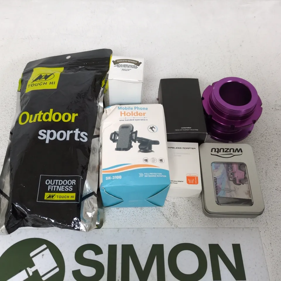 LOT OF APPROXIMATELY 10 ASSORTED AUTO AND TOOL ITEMS TO INCLUDE VINCENT SPARES, EKSTER DOAC AND WIRELESS ADAPTER
