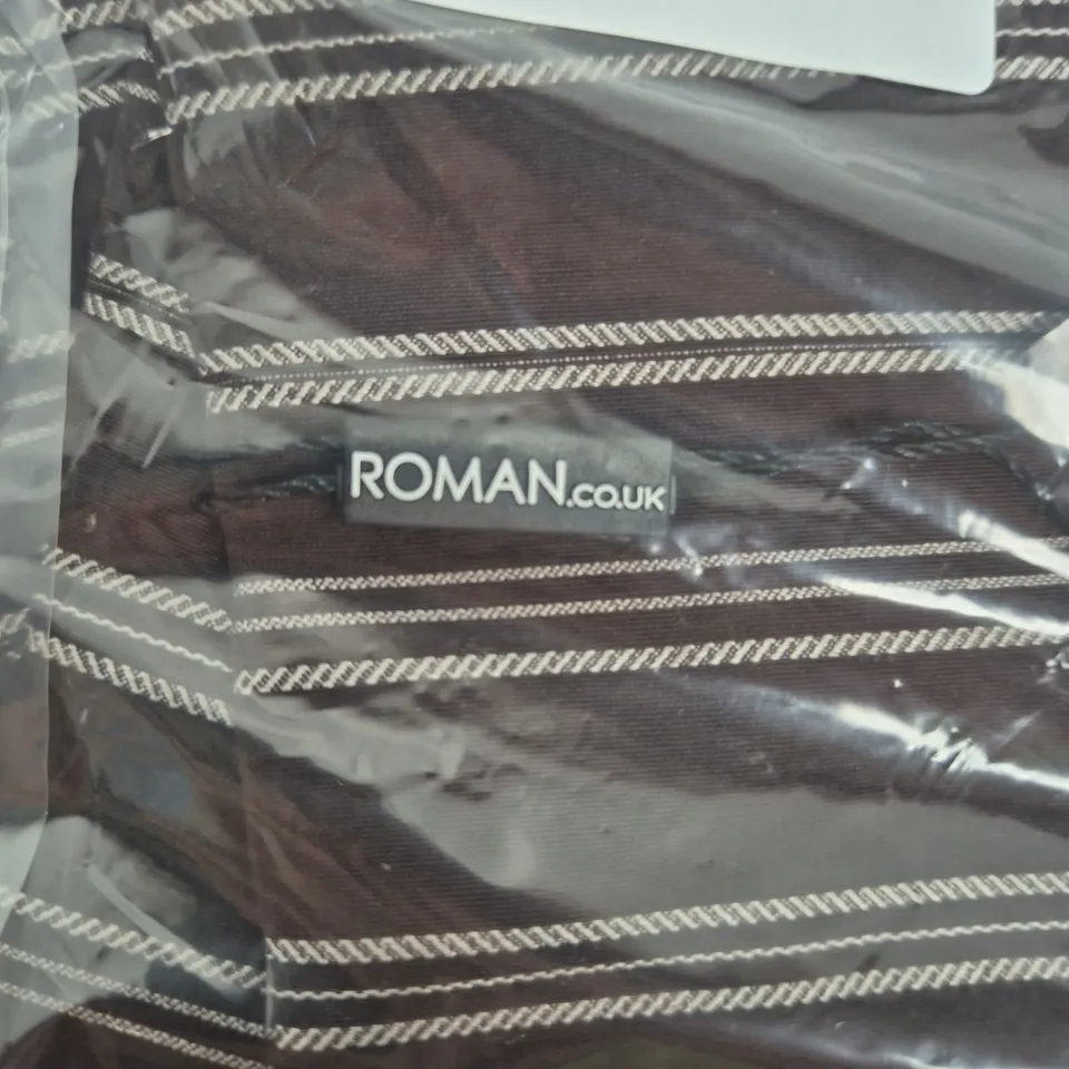 ROMAN CROPPED STRIPE TROUSERS – UK 14