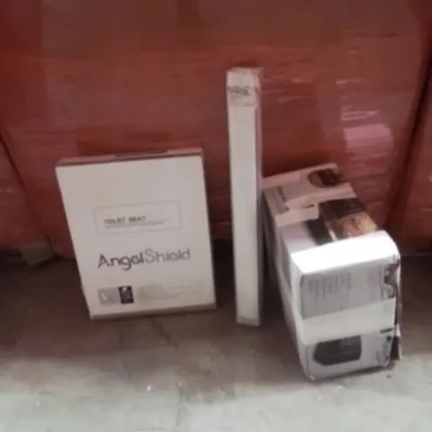 PALLET OF ASSORTED HOUSEHOLD GOODS AND PRODUCTS TO INCLUDE;TOILET SEAT,AIR FRYER,ROLLER BLINDS