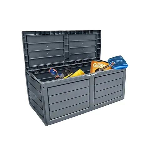 BOXED NEO GARDEN 320L BLACK OUTDOOR STORAGE BOX (1 BOX)