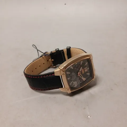 VICKERS ARMSTRONGS BARREL ROLL BLACK DIAL WATCH
