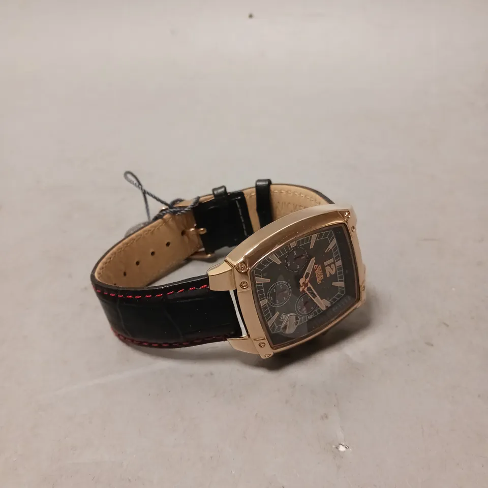 VICKERS ARMSTRONGS BARREL ROLL BLACK DIAL WATCH