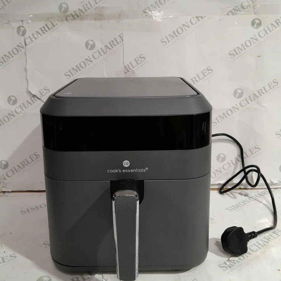 BOXED COOK'S ESSENTIALS 5.8L AIR FRYER IN SLATE GREY