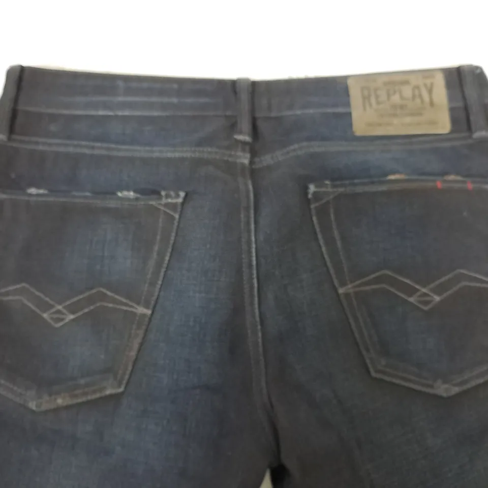 REPLAY JENNON DARK BLUE JEANS - W33 L32