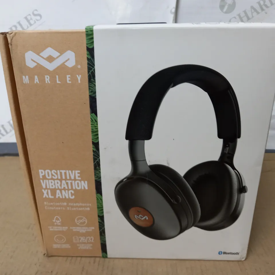 BOXED MARLEY POSITIVE VIBRATION XL ANC BLUETOOTH HEADPHONES
