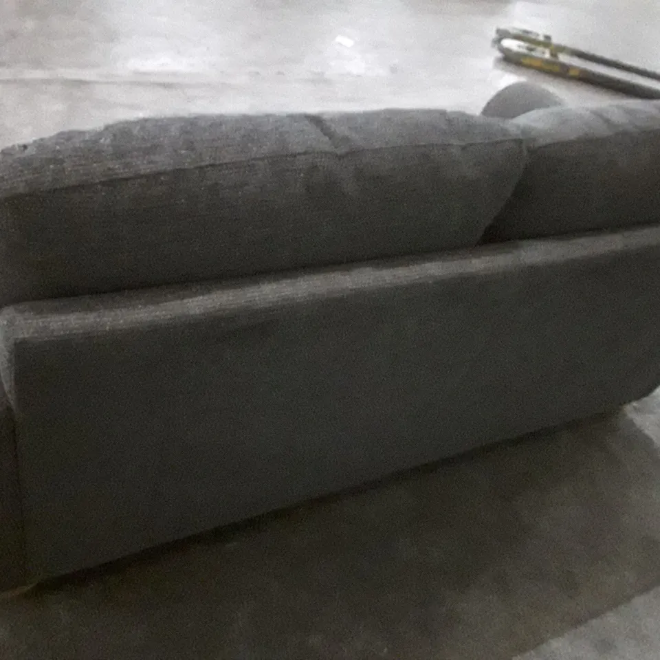 QUALITY DESIGNER SOFA BED - DARK GREY FABRIC