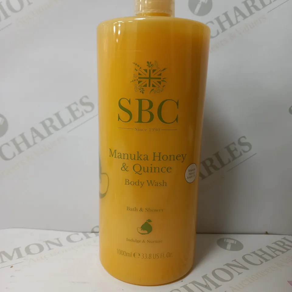 SBC MANUKA HONEY AND QUINCE BODY WASH 1000ML
