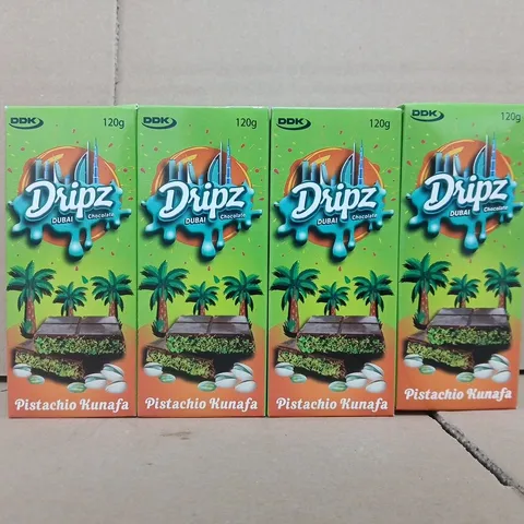 APPROXIMATELY 8 X 120G BARS OF DUBAI CHOCOLATE PISTACHIO KUNAFA