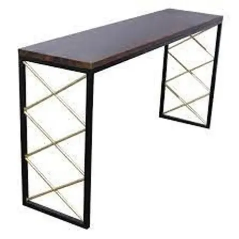 BRAND NEW BOXED ADDIS CONSOLE TABLE 79X71.1X71.1cm (1 BOX)