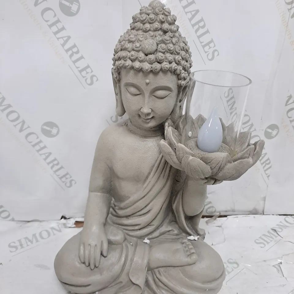 GARDEN REFLECTIONS BUDDHA SOLAR LIGHT