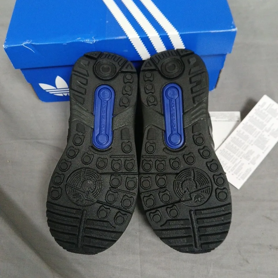 BOXED ADIDAS ZX RS EL I TRAINERS IN BLACK/GREY, UK 8K